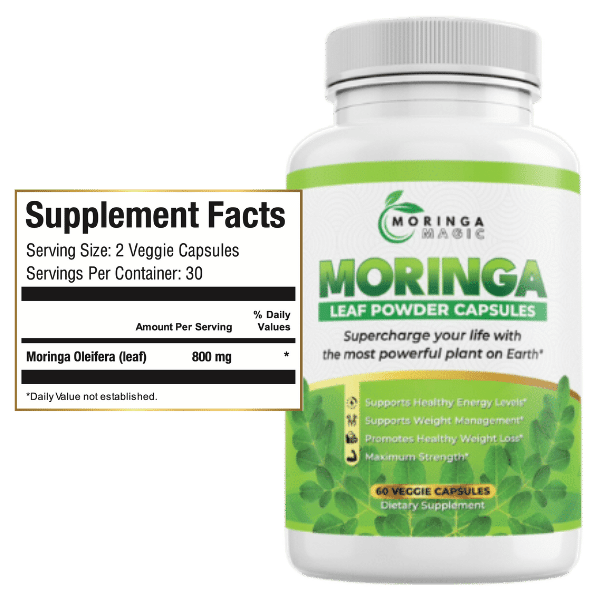 Moringa Capsules - Moringa Powder supplement